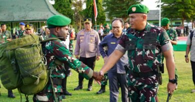 14 Bulan Menjaga Perbatasan, Satgas Yonif 511/DY Kembali dengan Kebanggaan
