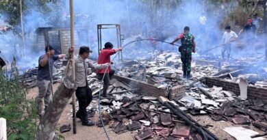 Diduga Kompor Gas Bocor, Rumah Warga Trenggalek Hangus Terbakar