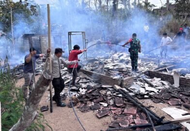 Diduga Kompor Gas Bocor, Rumah Warga Trenggalek Hangus Terbakar