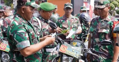 Kodim 0808/Blitar Periksa Kelayakan Kendaraan Dinas Babinsa